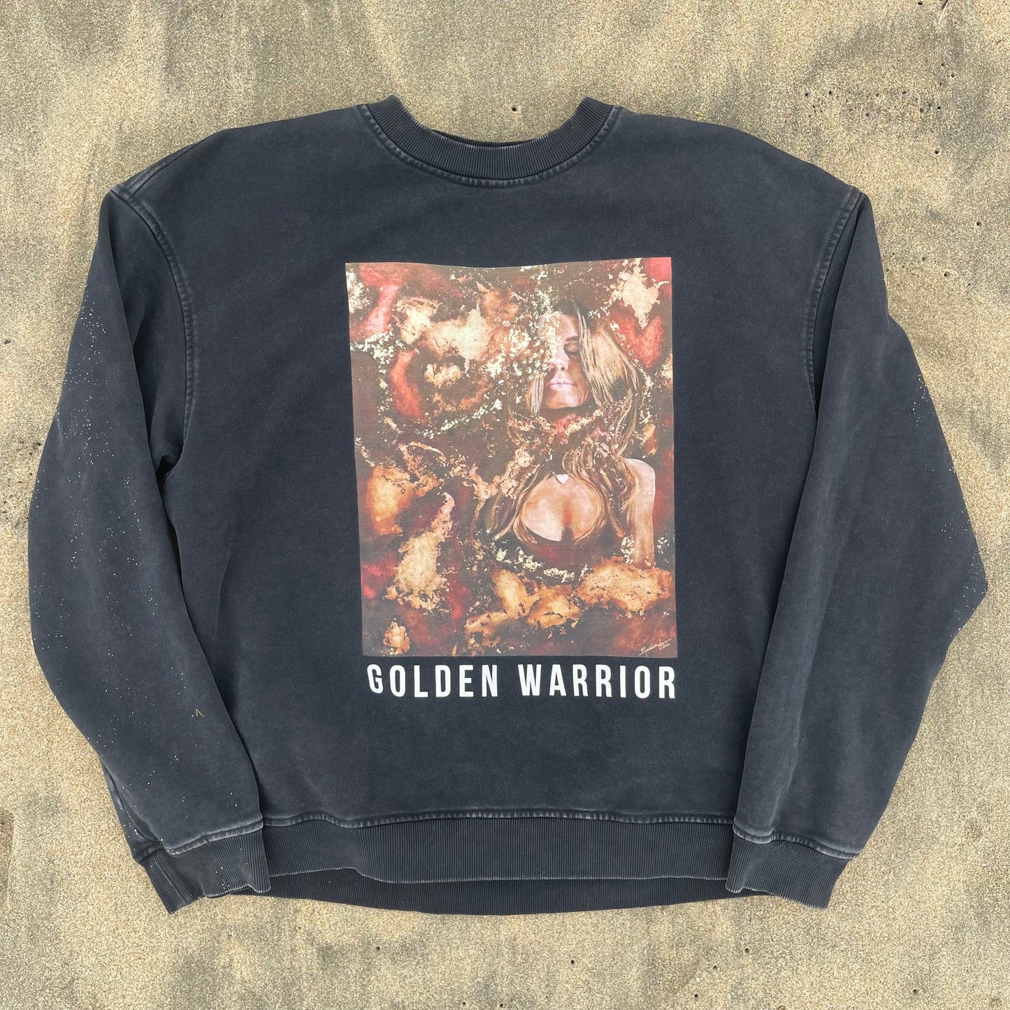 Golden Warrior Oversized Sweatshirt